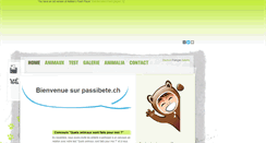 Desktop Screenshot of passibete.ch