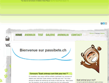 Tablet Screenshot of passibete.ch